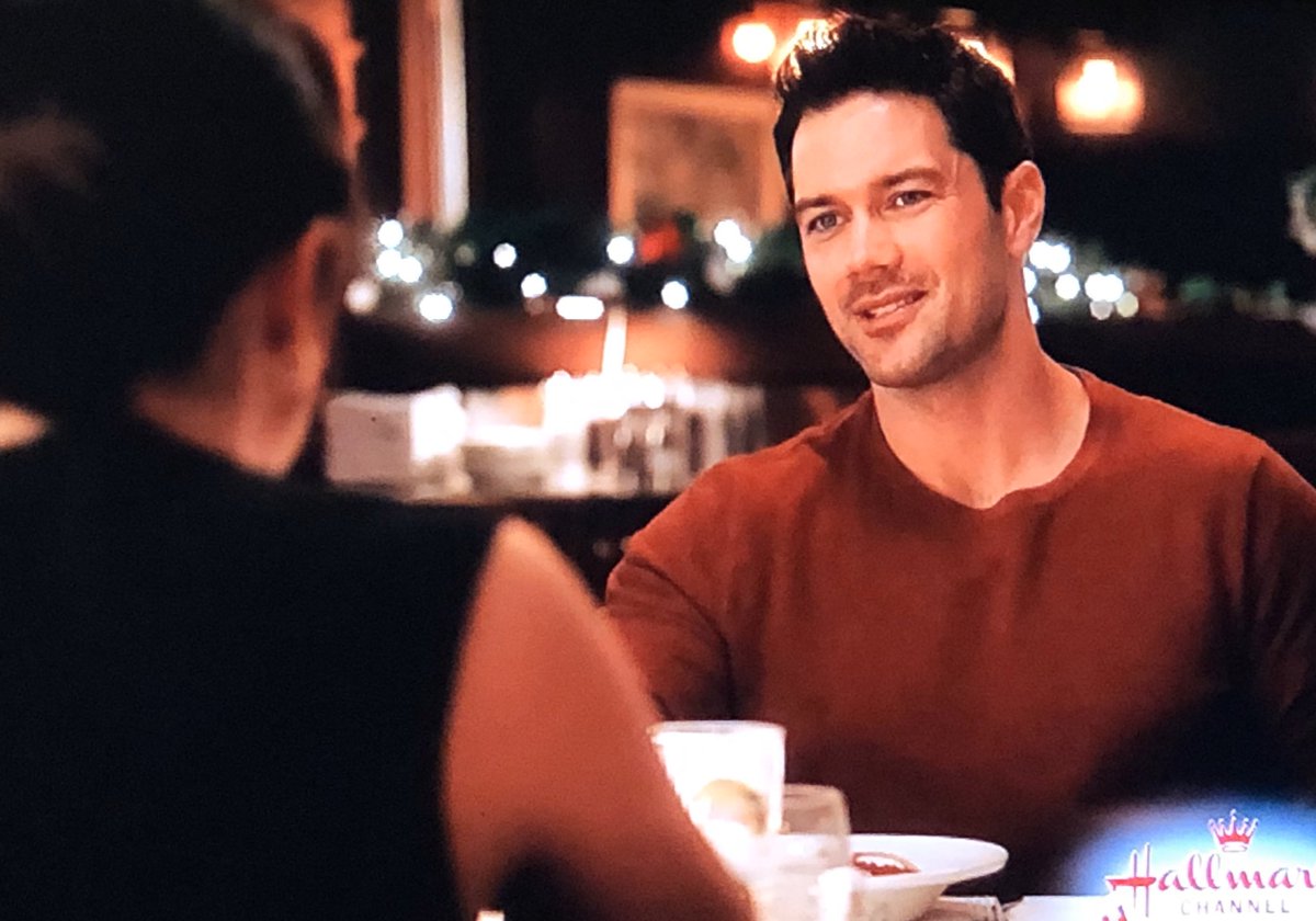 Ryan Paevey wins for best red sweater. Goes from day to night effortlessly. Makes the rest of the world fade away. Would watch it in its own movie.  #ChristmasAtThePlaza  #SexyChristmasSweaters