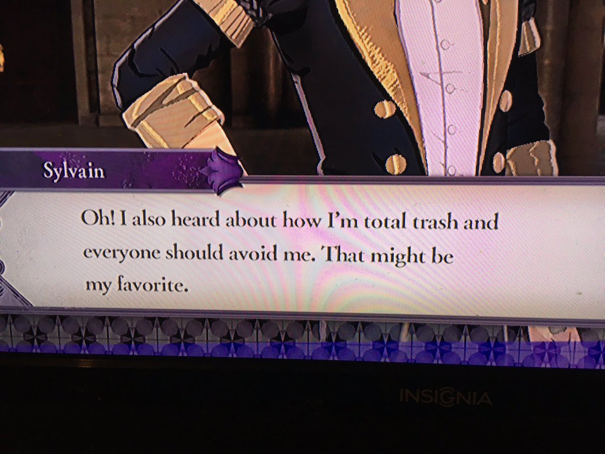 || Alright, Sorry, my favorite boy calling it how it is.

Sylvain > Inigo/Soleil everyday don’t even @ me.