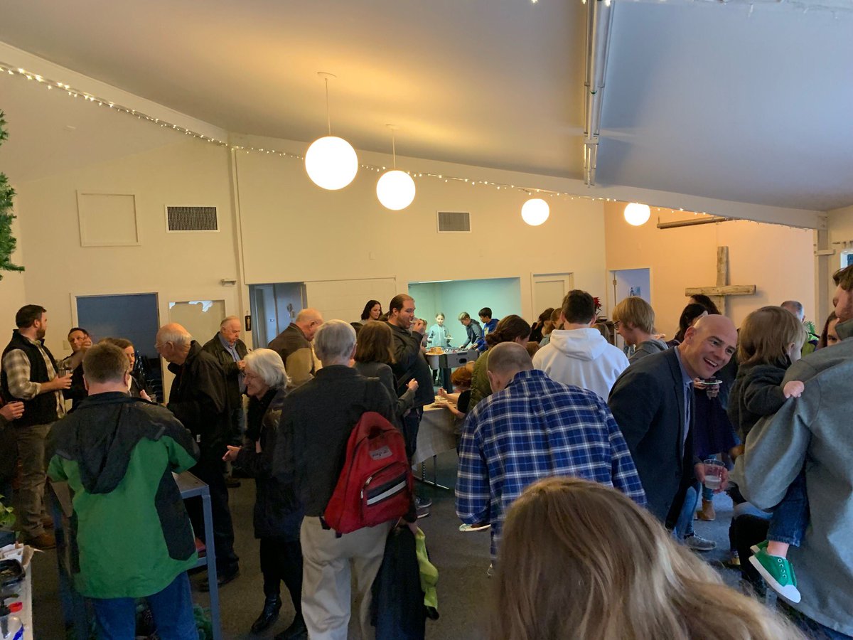 EricJDirksen's tweet photo. Christ Church @christchurchdav turned 9 today. 
We had cake and champagne. 
The Lord is kind and merciful. https://t.co/D8JkTD4A6d
