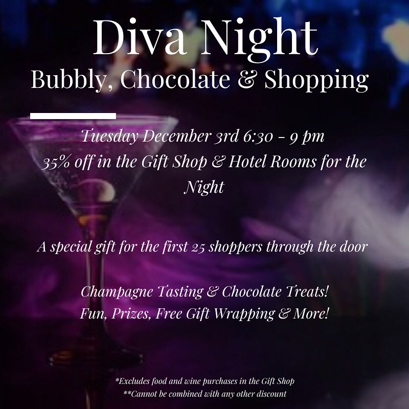 Don’t miss diva Night this Tuesday!!!