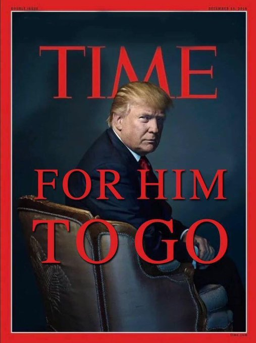 JillWineBanks's tweet image. Finally, Trump got the TIME cover he coveted and deserves.