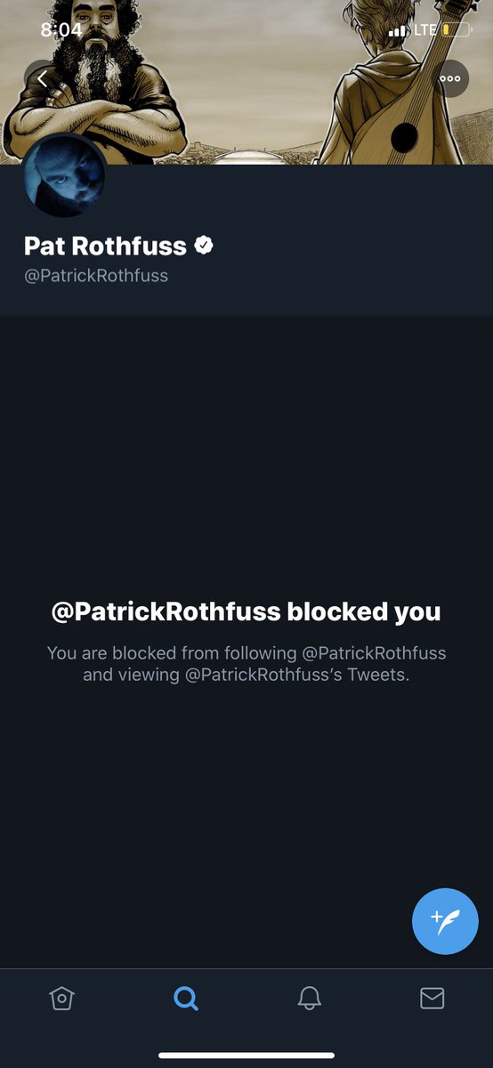 kellyarndt's tweet photo. am i doing it right @PatrickRothfuss #sensitiveartist https://t.co/2yOyN2aztT