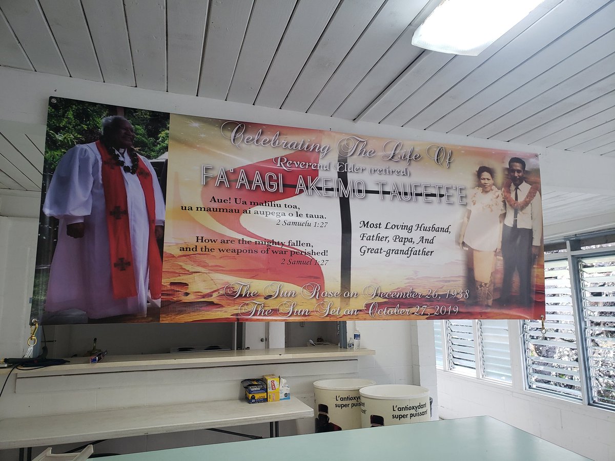 ScanlanZac's tweet photo. Today and tomorrow we celebrate a Samoan and Pacific islanders Methodist PIONEER ๐ Our handsome papa FA'AAGI AKEIMO TAUFETE'E ๐
#AigaSaTAUFETEE #Nuuuli #Metotisi https://t.co/JoQ7C9yZYV