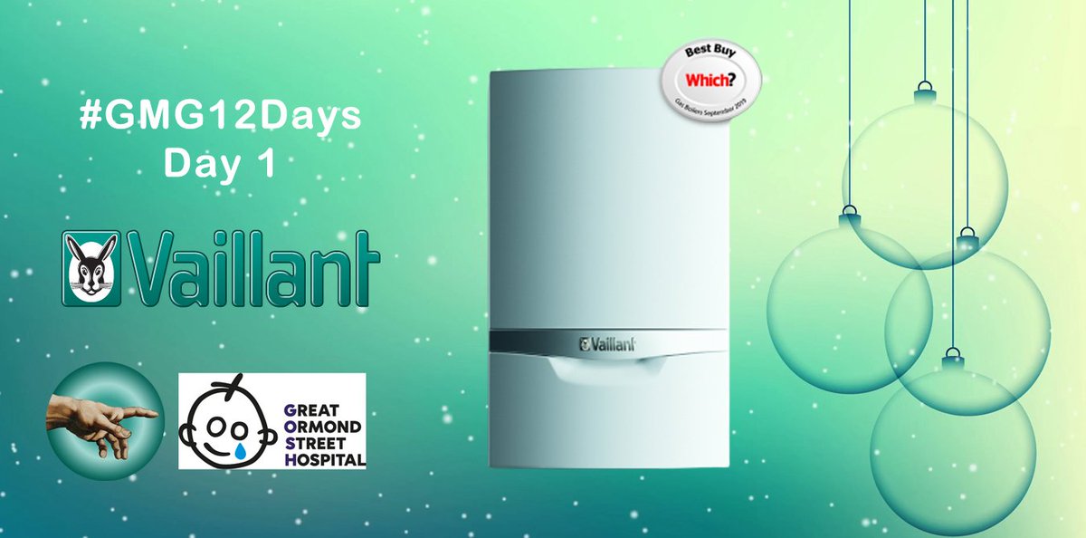 Day 1
Verily on thy First day of Christmas <a href="/vaillantuk/">Vaillant UK</a> did give to me an EcoTec Plus 832 combi

Bid thine shekels NOW!
Let's get this years GMG 12 days of Christmas off to a Holy start
Every single penny raised doth go straight to <a href="/GOSHCharity/">Great Ormond Street Hospital Charity</a> collection plate
Amen! 
#GMG12days