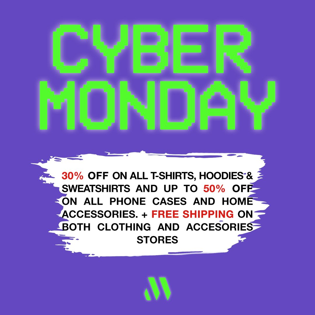 STUDIOMORELA's tweet image. IT’S TIME ⏳ #CYBERMONDAY STARTS NOW! 
✨Clothing
▶️ shop.spreadshirt.com/MorebyJamiePre…

✨Accessories
▶️ redbubble.com/people/morebyj…
▶️ society6.com/mbjpblacklabel