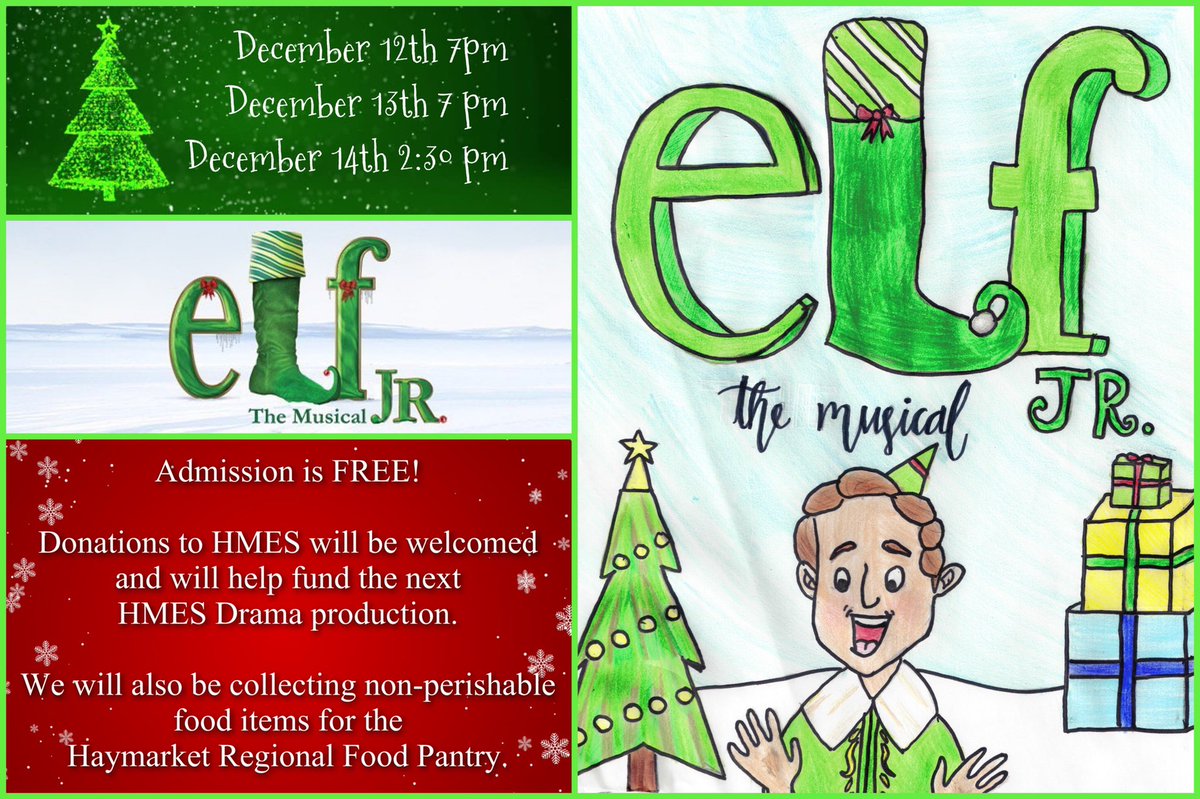 costume teacher (@dramawithmrscw) on Twitter photo It’s December... time for Elf The Musical JR. at Haymarket Elementary!
The best way to spread Christmas cheer is singing loud for all to hear!
#haymarkettogether #dramawithmrscw <a href="/HaymarketCubs/">HaymarketCubs</a> @scottlbaldwin <a href="/SuperPWCS/">Steve Walts</a> #positivelypwcs <a href="/townofhaymarket/">Town of Haymarket</a> It’s December... time for Elf The Musical JR. at Haymarket Elementary!
The best way to spread Christmas cheer is singing loud for all to hear!
#haymarkettogether #dramawithmrscw <a href="/HaymarketCubs/">HaymarketCubs</a> @scottlbaldwin <a href="/SuperPWCS/">Steve Walts</a> #positivelypwcs <a href="/townofhaymarket/">Town of Haymarket</a>