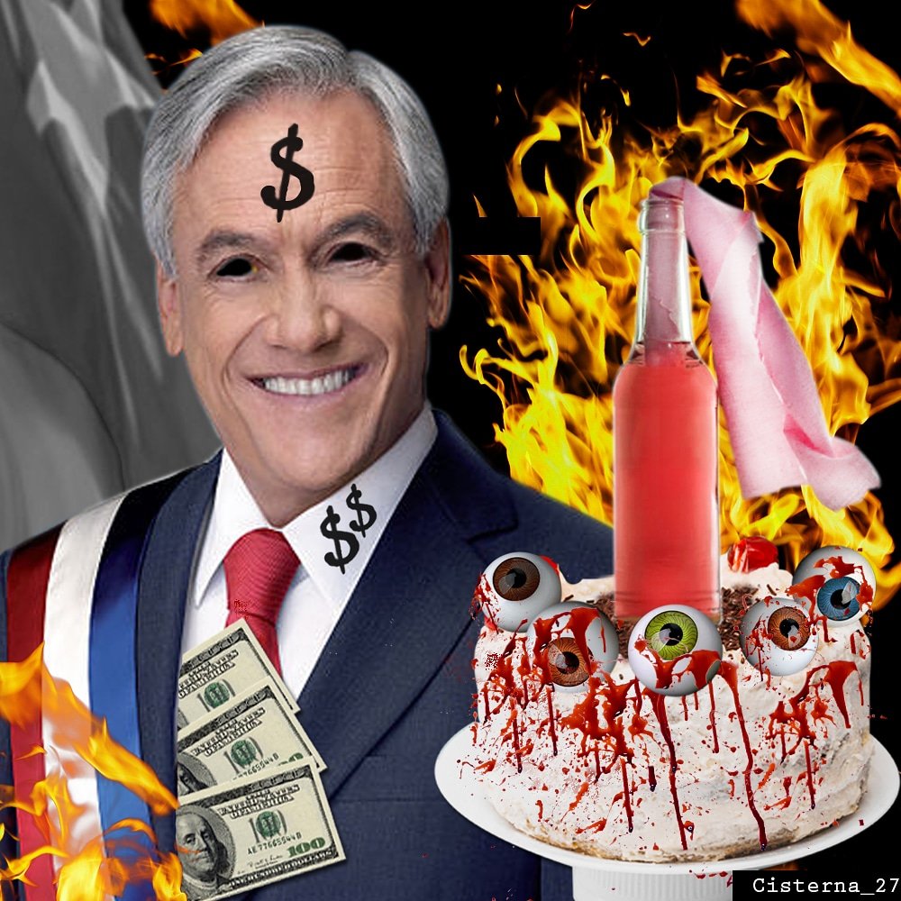 Cisterna271's tweet photo. #renunciapiñera #infelizcumpleañospiñera https://t.co/xJEomiAgo8