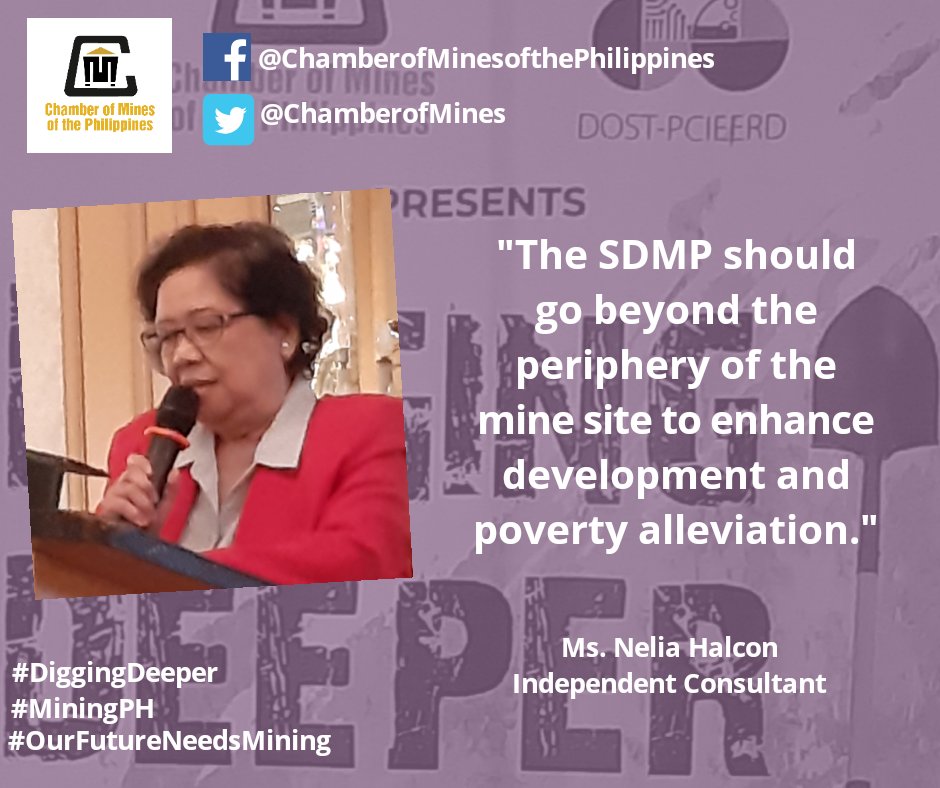 Engr. Ramon Santos, Engr. Rodolfo Velasco, and Ms. Nelia Halcon shared insights on the role of innovation, science and technology for national, economic, and social development. <a href="/dostpcieerd/">DOST PCIEERD</a>
#DiggingDeeper #OurFutureNeedsMining #MiningPH