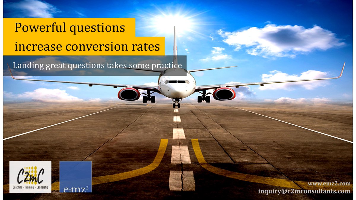 c2_mConsultants's tweet photo. Does influencing matter in your line of work? Drastically improve your communication effectiveness through improved question asking skills. Learn more here...
https://t.co/L6pzHCE1il
#communication #Communicationeffectiveness #effectivecommunication #sales #salestraining https://t.co/T2xI3fJ68k