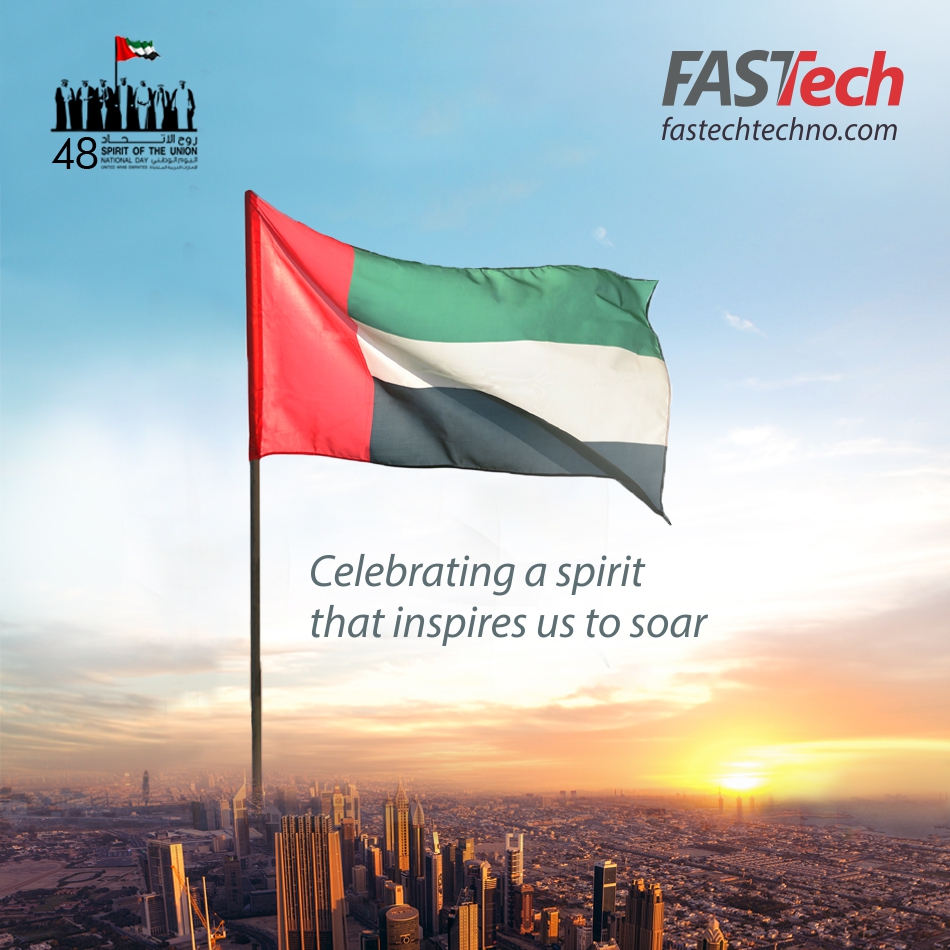 Fastech6's tweet image. We wish you a very Happy National Day. May Allah bestow His renewed blessings upon us on this cherished occasion and preserve UAE #HappyNationalDay #Fastech #FastechTechno #Microsoft #Azure #Office365 #M365 #Microsoft365 #UAE #Dubai #AbuDhabi #ManagedServices #CloudSolutions