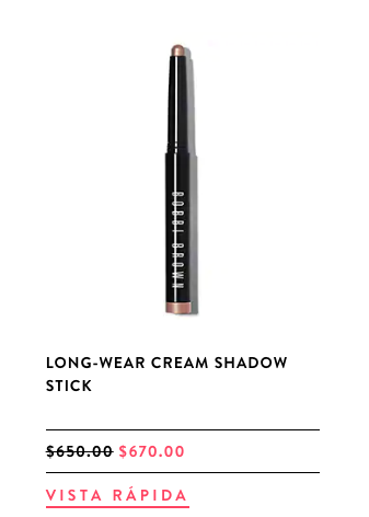 laguera73's tweet photo. @BobbiBrown #bobbibrownmexico Tienen un precio mal en su página.  What is the correct price? #communitymanagerhelp https://t.co/qb7zOmszSV