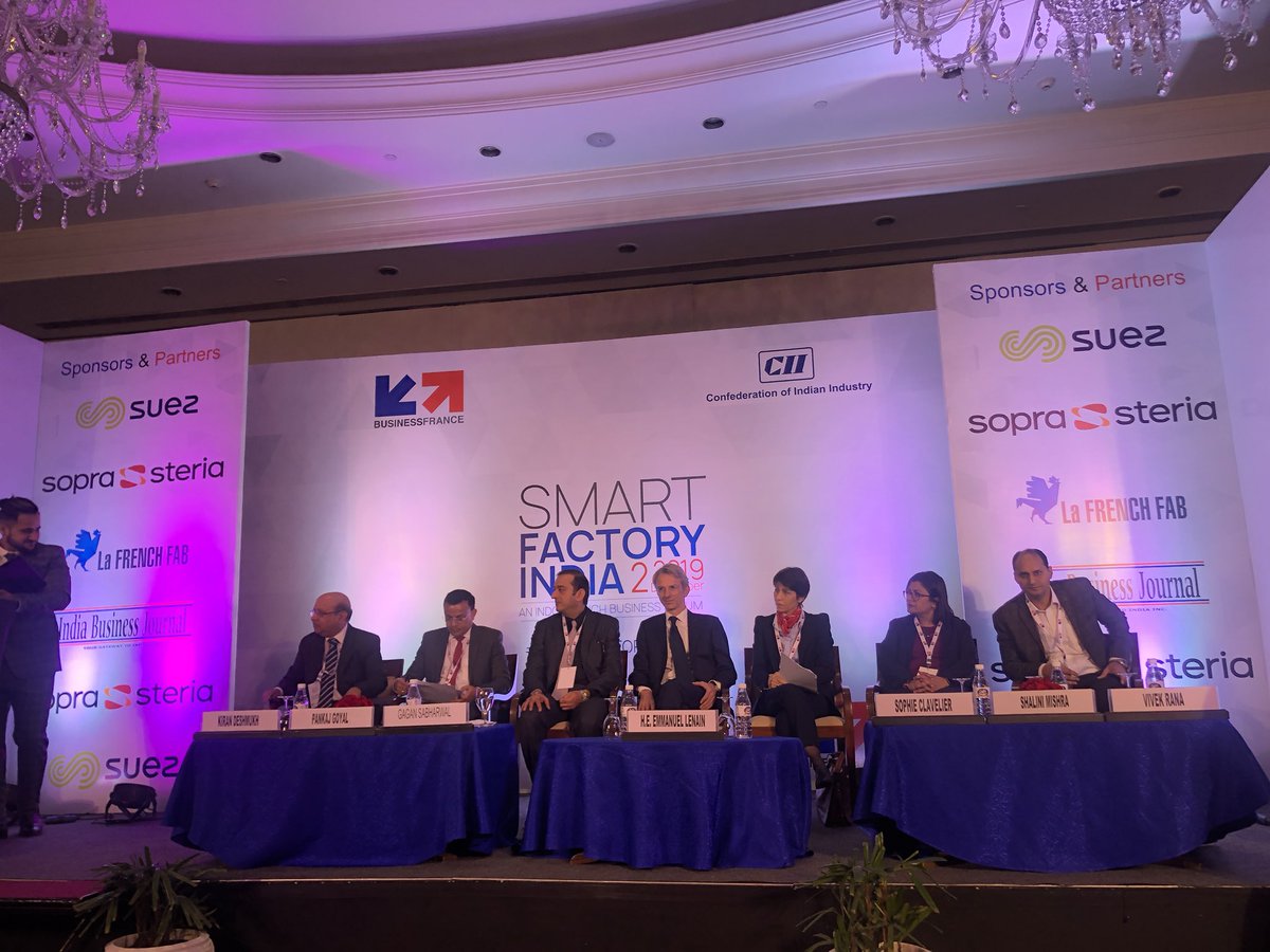 payalskanwar's tweet photo. Opening session of the #SmartFactoryIndia conference organised by @BF_India @FollowCII - excited to be moderating a panel on French industries in India later! https://t.co/pelL7BXaLg