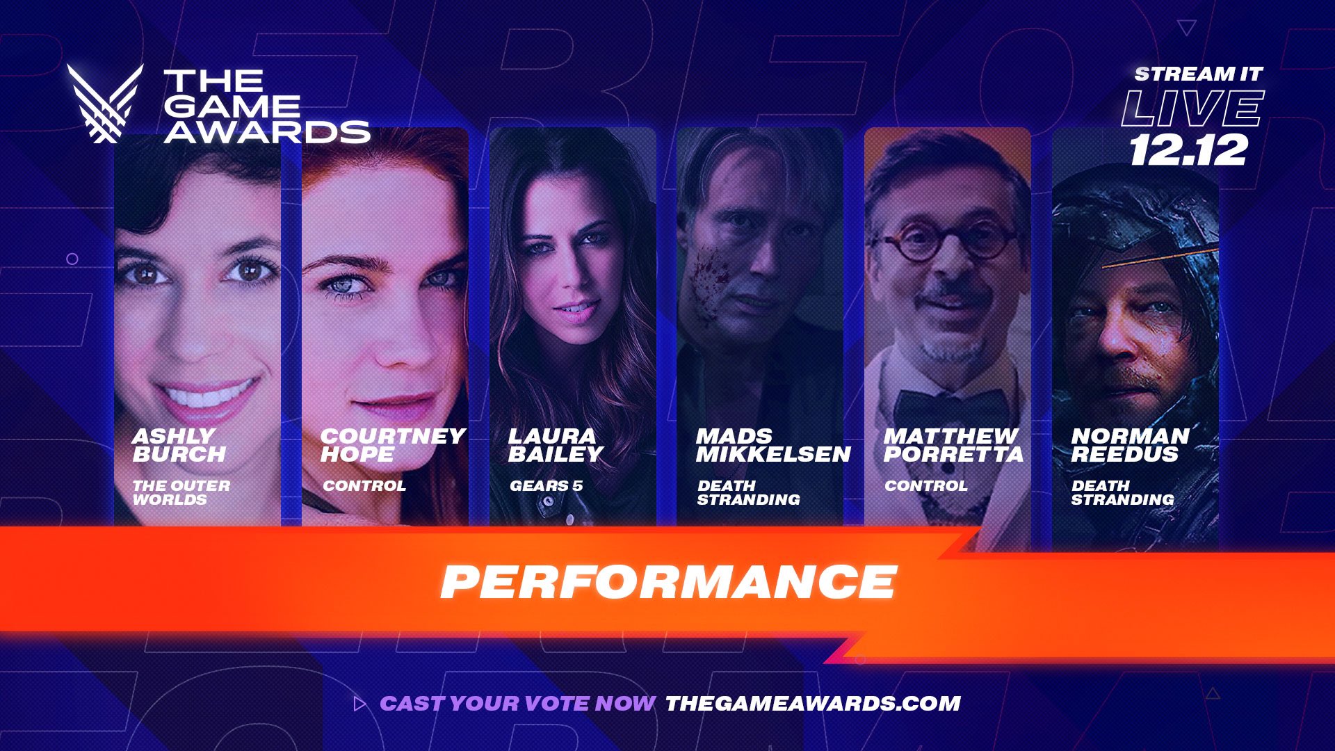 The Game Awards on X: Who's your pick for Best Performance at  #TheGameAwards?  / X