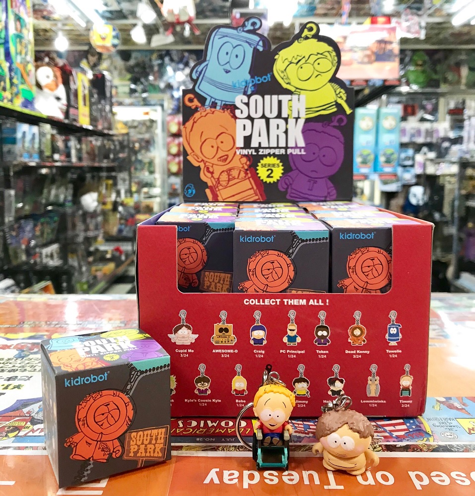 新色登場 kidrobot サウスパークの人気アイテム サウスパーク ジッパー