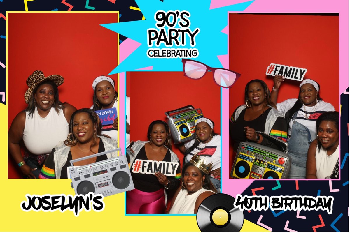 csraphotobooth's tweet image. 90s party are always fun!!