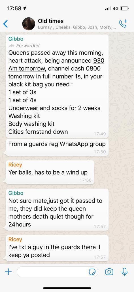 HLTCO's tweet photo. If these rumours about the Queen passing away are true and they were broken by a man called “Gibbo” in a group chat with a knob as the display picture, it would just about sum 2019 up to a tee. https://t.co/v3O8NriweH
