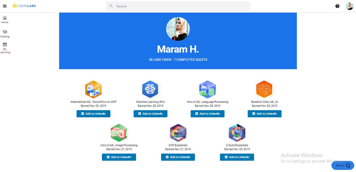 MaramHammad6's tweet photo. I am so proud of myself to successfully completed #MENA30DaysOnML 🤩,however, it was difficult but it was fun and worth the fatigue.💪🏻✨
Profilelink:https://t.co/i7h35FwovL
#DSC #MLchamp @abid_salim @Omranic @iayazedan @hibametani @MajdJamaah @GDG_Amman @DscZarqa @GoogleArabia https://t.co/SIax0BEzqW