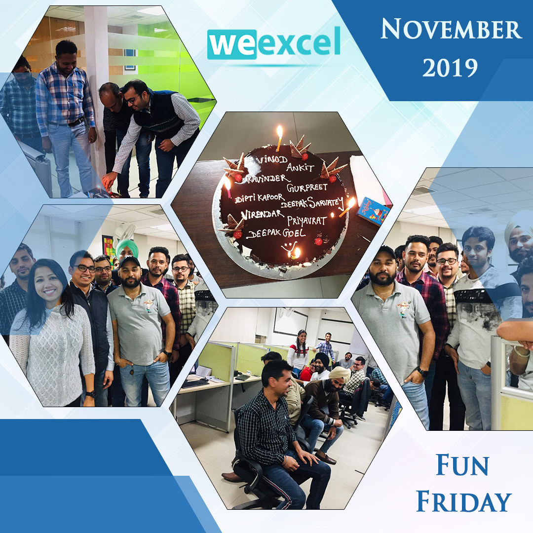 'Always treat your employees exactly as you want them to treat your customers.' #funtime #funfriday #monthend #celebrations #birthdays #joinings #workanniversaries #employeengagement #weexcel #workculture