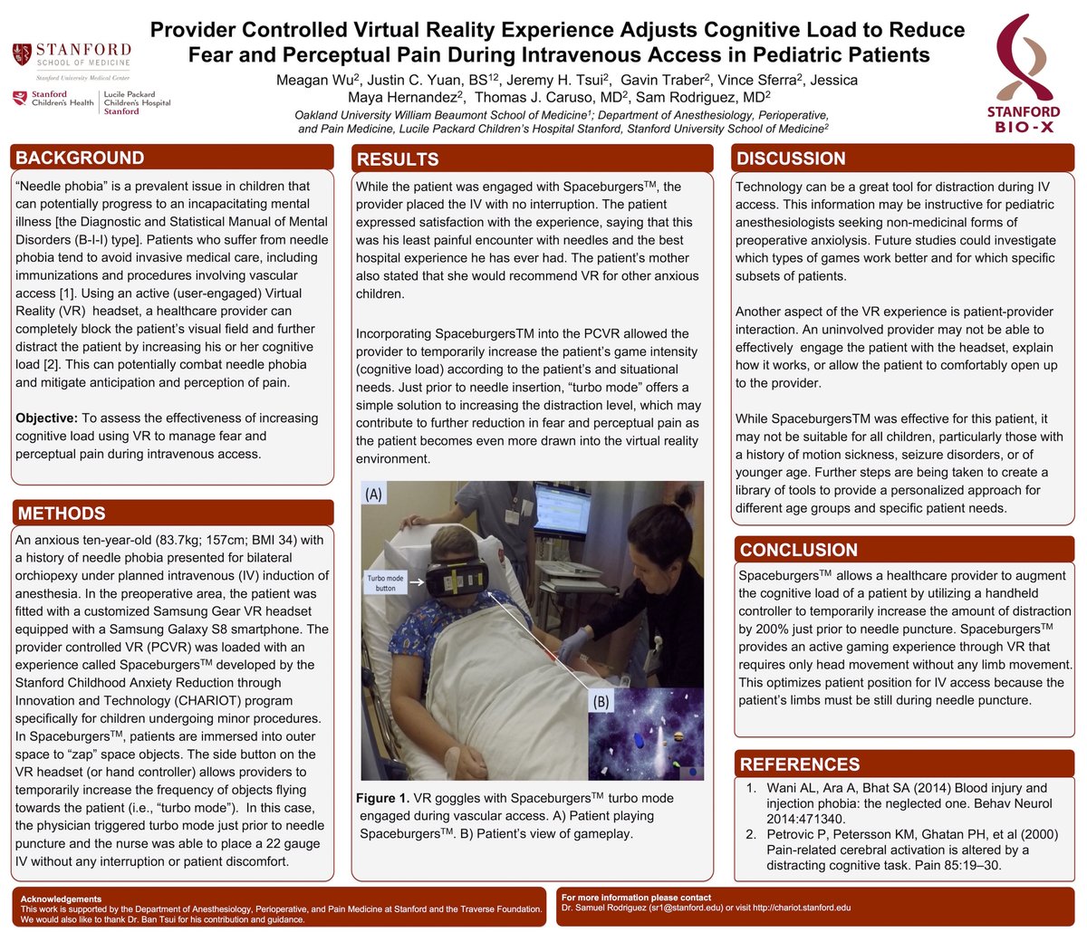 MightyImmersion's tweet photo. @StanfordChariot recently presented that our Virtual Reality Experiences have the ability to reduce fear and perceptual pain during intravenous access in pediatric patients! 
#VR #immersivetechnology #clinicalVR #MedicalVR #medicalresearch #healthcare #digitalhealth #VRgaming https://t.co/XibAulYkbI