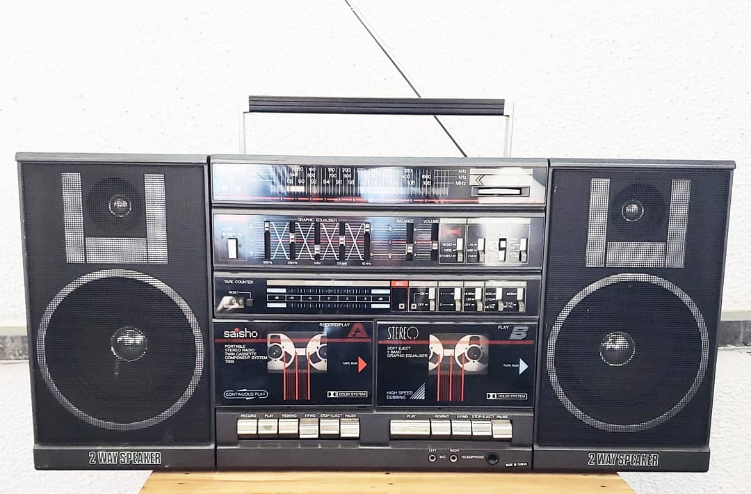 saisho T909 #boombox #ラジカセ #vintage #ヴィンテージ #audio