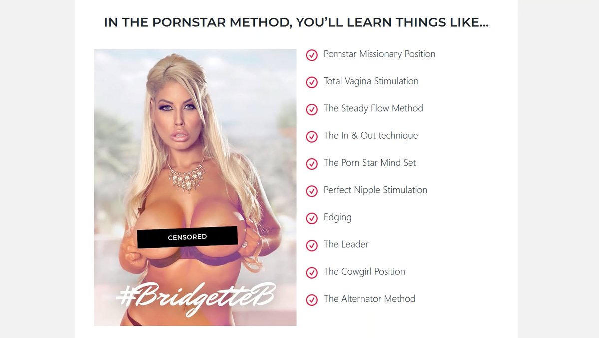 MrVirginCom's tweet photo. PORNSTAR Bridgette B.

Exposes 4 Critical Sex Secrets You MUST Know

https://t.co/hEHuJyR6lG

#sex #pornstars #xxx #adult #nsfw #dating #relationships #secrets #bridgetteb https://t.co/SBGV7GKO16