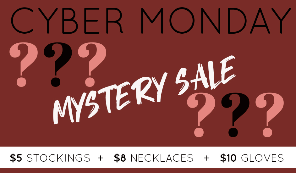Everyone likes a surprise! For Cyber Monday we have created MYSTERY ITEMS! Lowest prices ever - order a mystery item &amp; see what you get : )
heavyred.com/collections/cy…