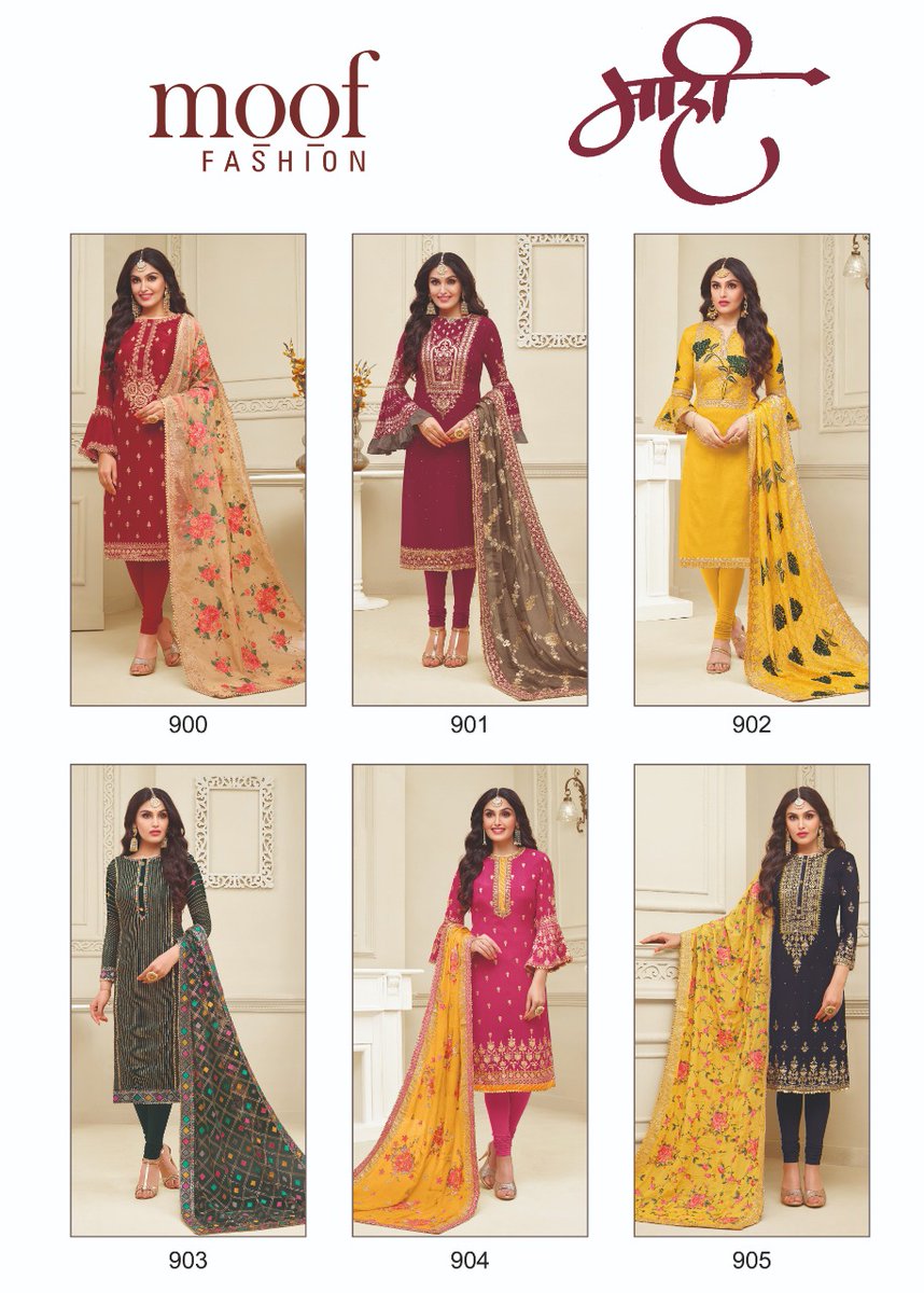 FOR ORDERS & TRADE QUERIES.
WHATSAPP:- WA.ME/9638328187.
mirakifashion.com
call us:-9638328187.
Email:--fashionmiraki@gmail.com

06pcs elegant collection to make feel awesome.
for booking contact 
#MAHIBYMOODFASHION 
#wholesalesuits 
#designersuits
#PUREGEORGETTE