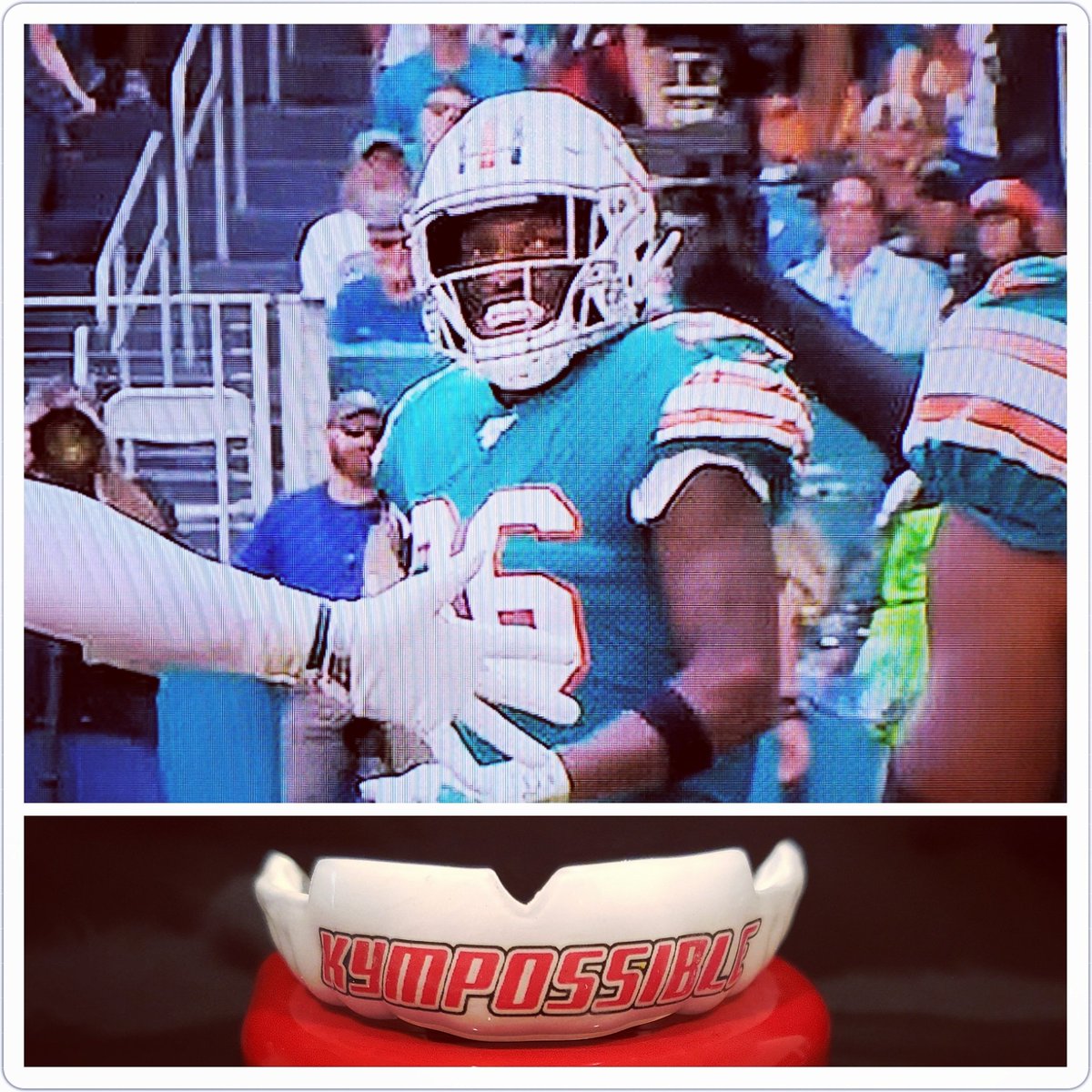 MedProErick's tweet image. Adrian Colbert, Miami Dolphins #36.
Great to see him out there doing his thing today. 
@AdrianColbert27 
#MiamiDolphins #NFL #AdrianColbert #custommouthguard #football
