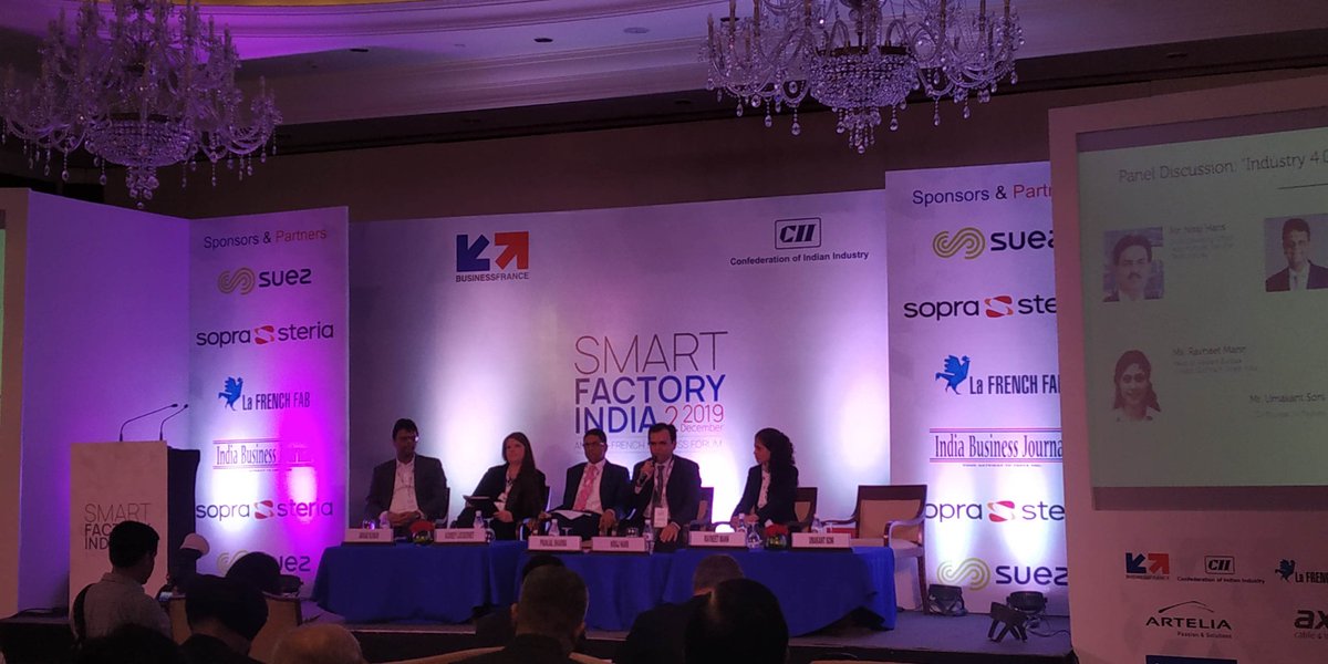 mediaindiagroup's tweet photo. "We have been trying to position India as a technology garage in the world," shares Arnab Kumar, Programme Director, AIM, @NITIAayog at the #SmartFactoryIndia , an #IndoFrench business forum going on in Delhi. @SopraSteria_IN @suez #MediaIndiaGroup https://t.co/cxfW7Qnfpi
