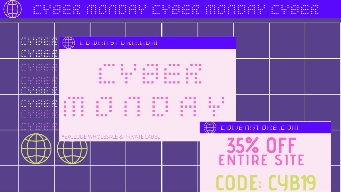 CowenEnterprise's tweet photo. 35% OFF?!?! 🚨 Cyber MONDAY SALE STARTS NOW! 🚨 - https://t.co/BmTffp3jYy https://t.co/Ic4WAPGFgi