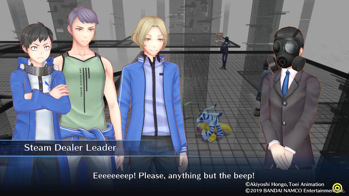Shizu_Scarlet's tweet photo. Referencias a Star Wars, Domination Battles y majaderías xD. Gran cambio de un juego a otro
#NintendoSwitch #Digimon #DigimonHacker'sMemory https://t.co/4gFJb85nWu