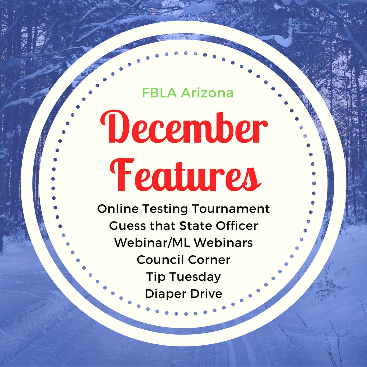 ArizonaFBLA's tweet image. #decemberfeatures❄❄