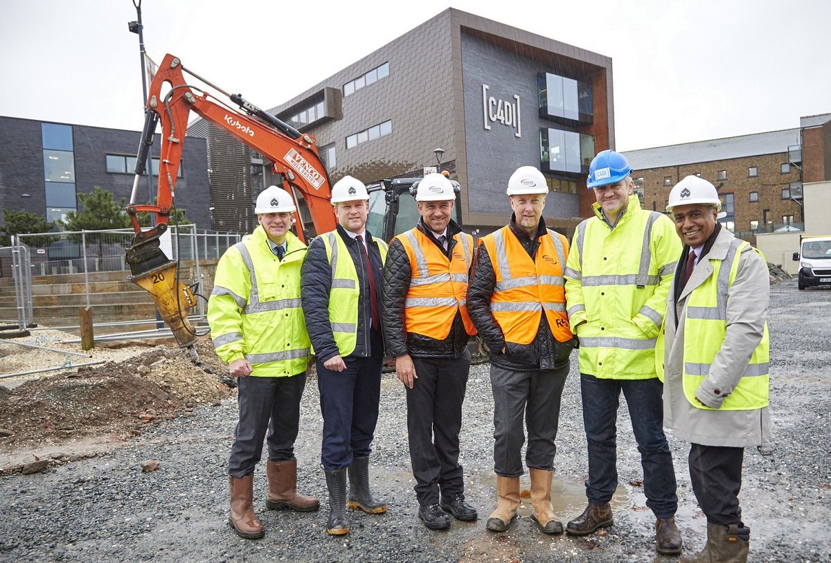 Work has begun on a new @C4DIHull sister building that it is hoped will provide a major fresh stimulus for Hull's tech sector.

Read here: ow.ly/UISz50xpbfm