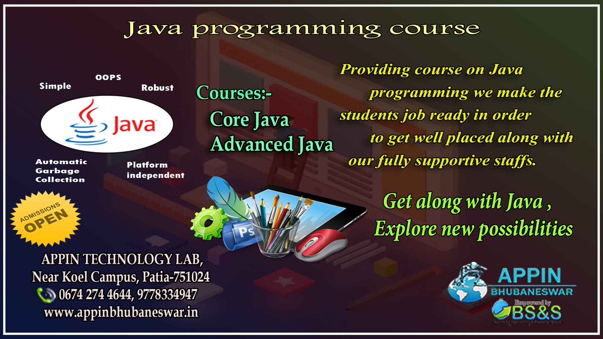 AtlBhubaneswar's tweet photo. Java includes different type of built-in data like strings, numbers, integers and boolens.
#Java #programmer #bhubaneswar #bhubaneswarbuzz #JavaPrograms #javascript30 #Programming #100DaysOfCode https://t.co/MUtlmenX7Q