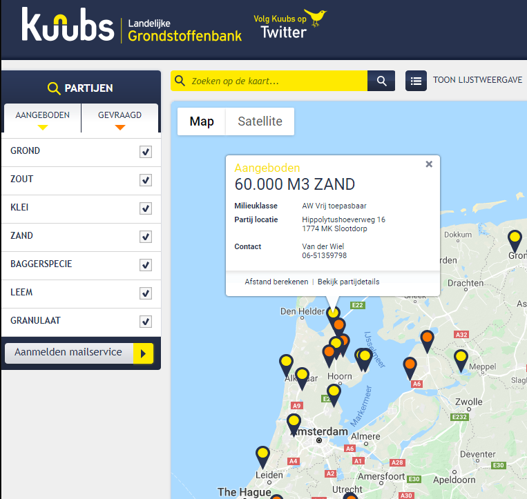 Kuubs's tweet photo. AANBOD Zand @wieldrachten #PFAS #stikstof Kuubs stimuleert retourvrachten, beperkt onnodig uitstoot!
https://t.co/D4ZUTrLSf0 https://t.co/1rGXjIHl9C