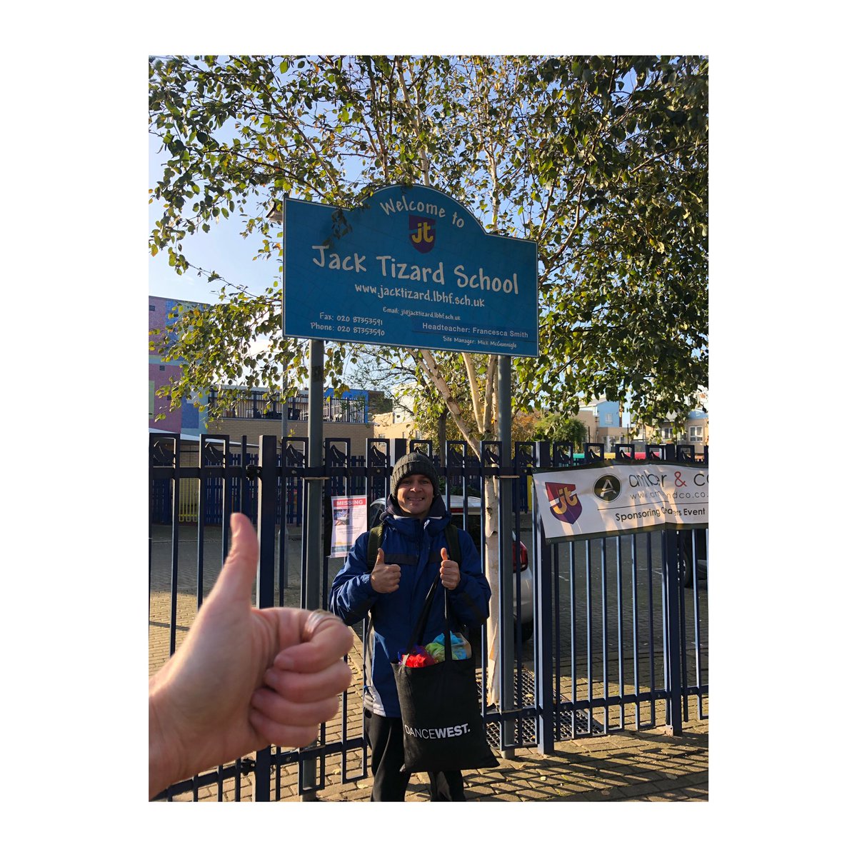 DanceWest1's tweet photo. Great to be back @queensmillsch &amp; #JackTizard @LBHF delivering inclusive dance supported by @JohnLyonCharity #inclusionists #danceforall #inclusion #moveitmondays https://t.co/2KC142wTy6