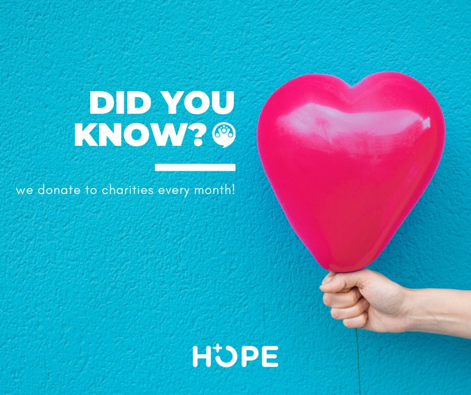 📣 Did you know? We donate £1,000 to local charities every month in our campaign Charity of the Month! 💰💰💰 

In November, we have split our donation with £535 being donated to The Mind Map and £465 towards Greenfingers Charity according to your votes! 🥰