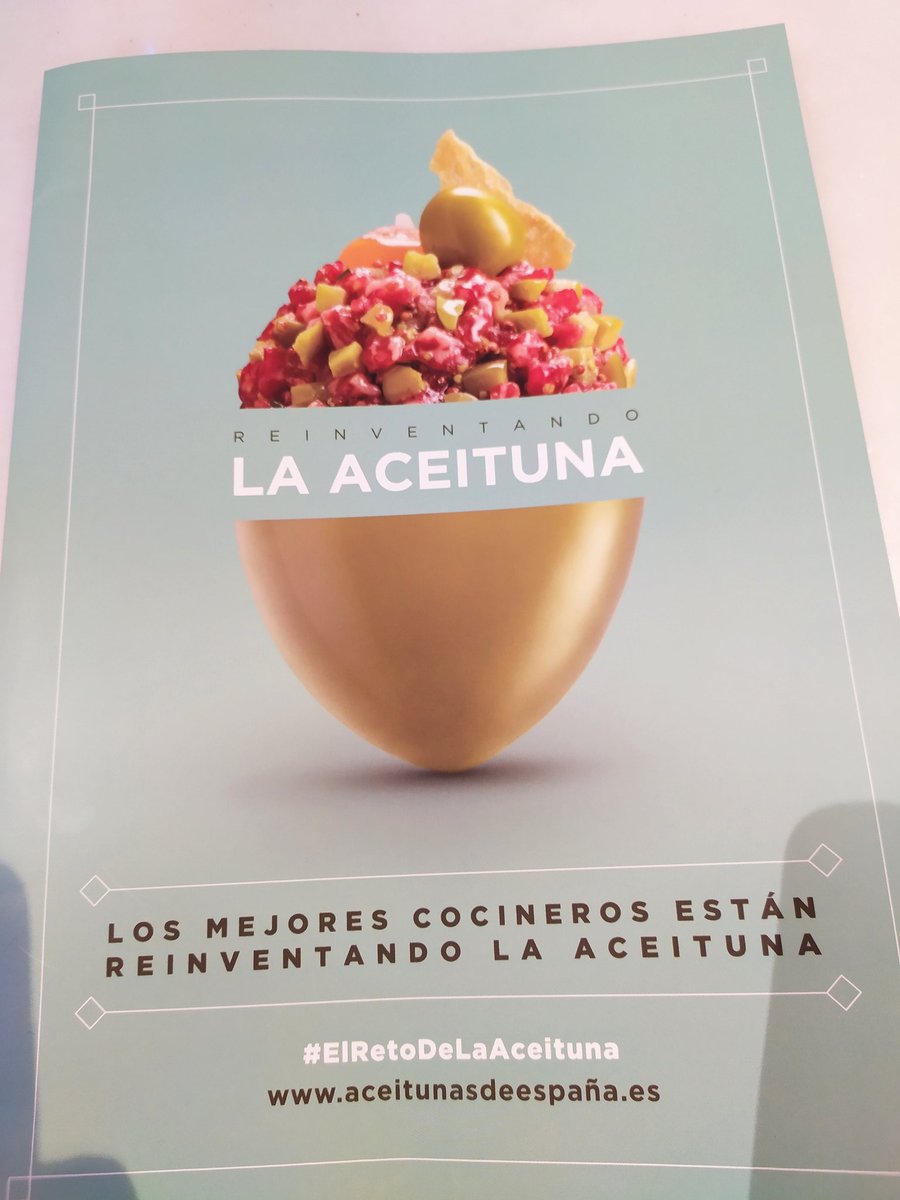 #interaceituna reinventando....apoyando la campaña para fomentar las posibilidades de las aceitunas de mesa españolas.