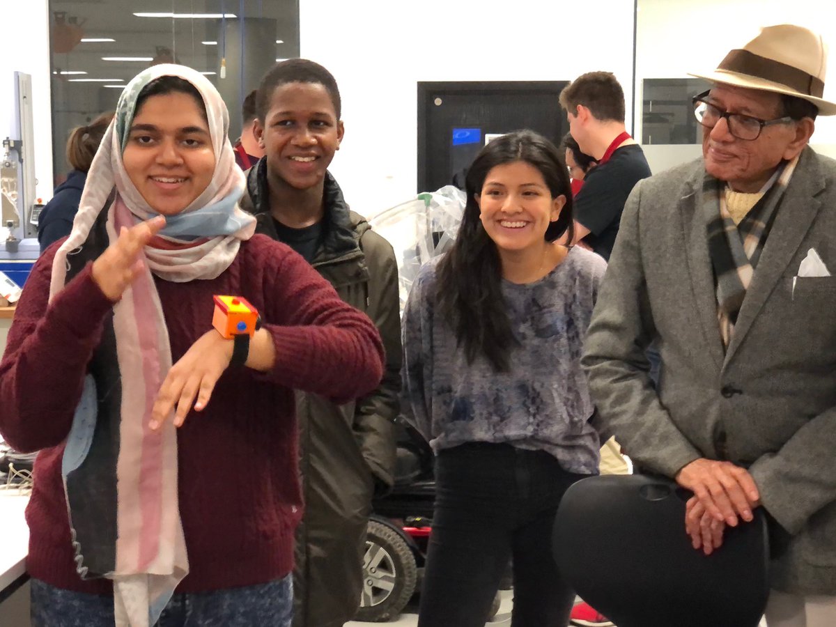 richarddstubbs's tweet photo. Genuine privilege to help judge #Hackcessible19 yesterday. Amazingly bright multidisciplinary student teams from @sheffielduni & @sheffhallamuni co-creating assistive technologies with, and for, people with disabilities. Winners announced on Tuesday! https://t.co/siVcDZ81n9