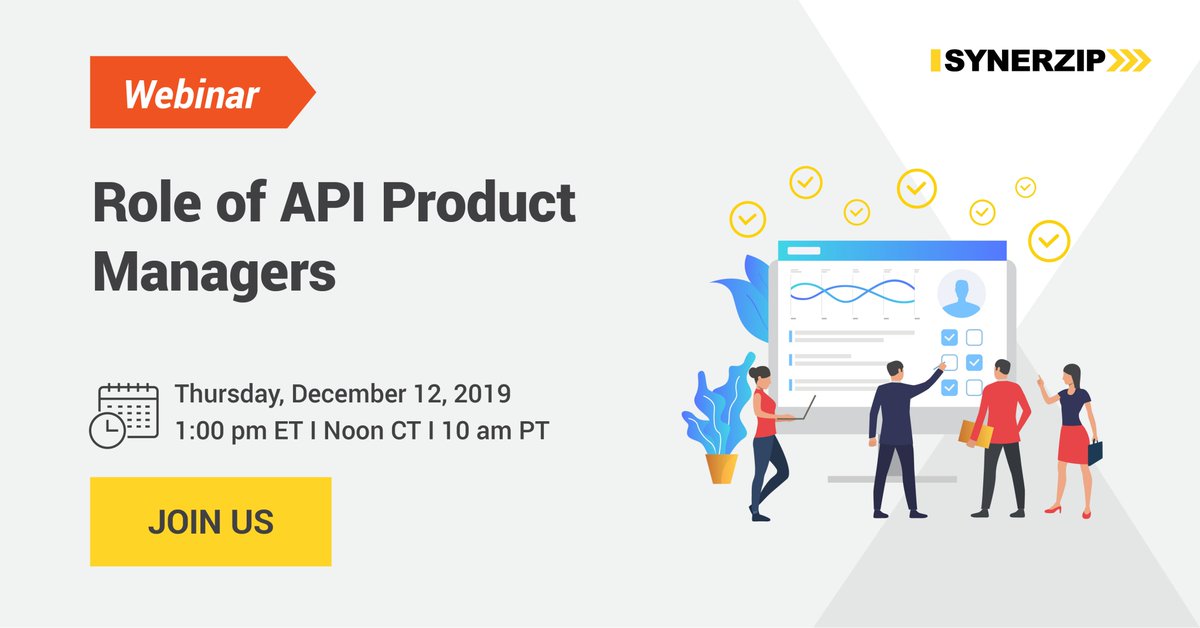 ExcellarateTech's tweet image. In this month&apos;s webinar, we will talk about how APIs become API products. Join us - synerzip.com/webinar/role-o…
#API #APIProductization #APIProducts #productmanagers