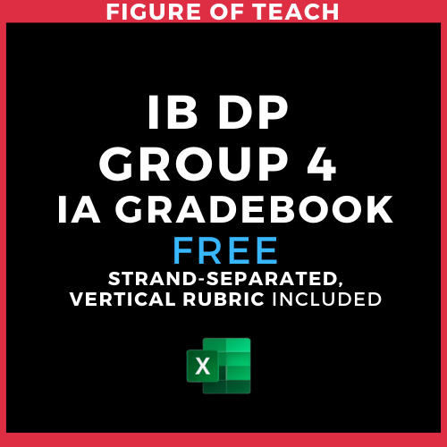 Grading the Group 4 IA is easier when each criterion is separated into strands and arranged vertically

Here is my #IB #DP  IA Gradebook with strand separated descriptors:
thelearningload.com/shop/ib-dp/ibd…

How to: youtu.be/XER-lRN1tOU