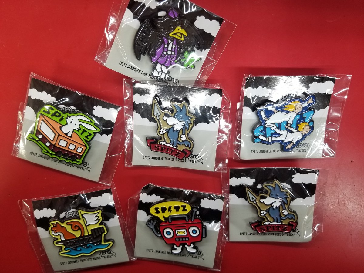 スピッツ #spitz 見っけツアー ガチャグッズのピンバッジ各種、 #草野