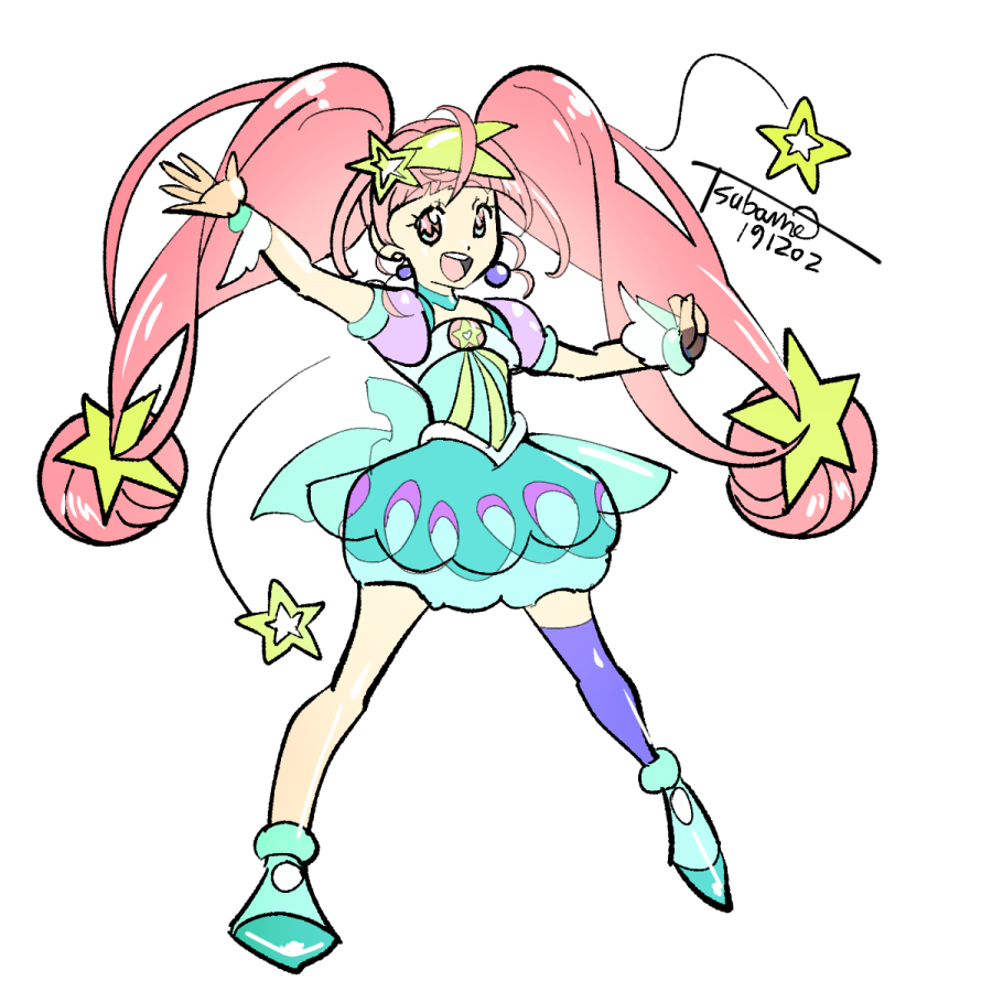 Tsubame V Twitter 11月30日 お題 プリキュア衣装シャッフル キラやばミルキー変身 本日二枚目 時間外参加です プリキュア版深夜の真剣お絵描き60分一本勝負 Precure