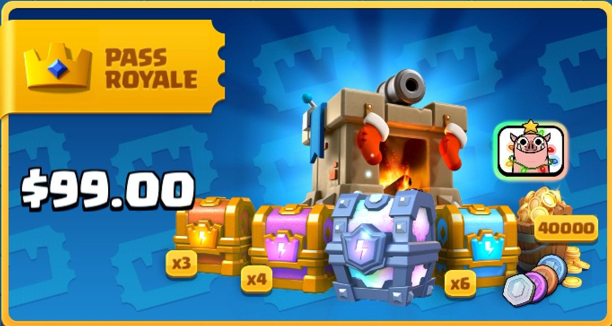 LLEGA NAVIDAD BROS 🎁🎅

SORTEO 5 PASES ROYALE⛄

🎄SEGUIRME 
🎄DAR RT y MG

🔥Termina en 3 días (habrá más sorteos por Youtube y por mi Instagram😱)