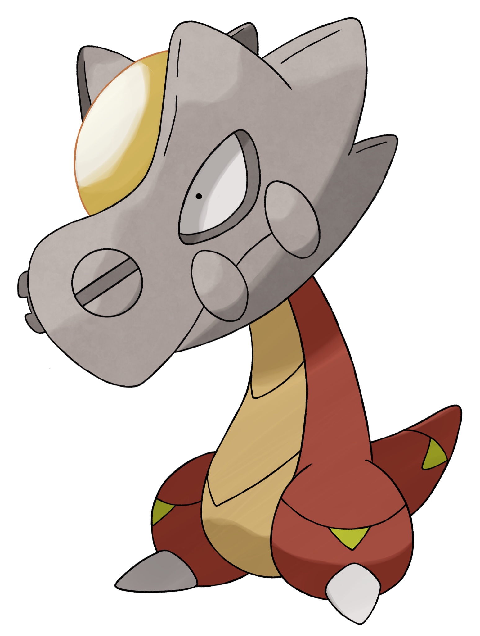 そぼる オリポケ ぬきたし垢 うちつけポケモン テッカチ 完成 大きな鋼の頭が特徴的なオリポケです 頭デッカチ カチカチ 硬い かちかち 山的な火打ち石 鉄火が名前の由来 特性 はがねのかぶと は捨て身 石頭の効果を持つ 設定です オリポケ