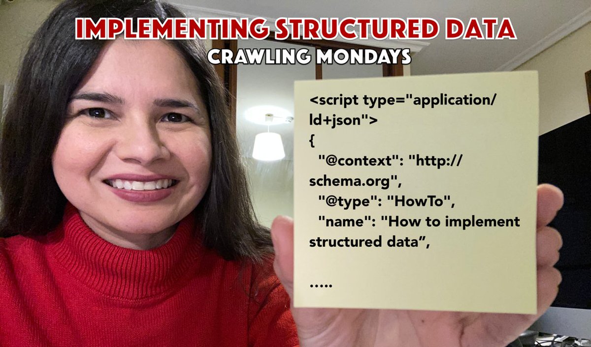 A New #CrawlingMondays Episode is here 👩🏻‍💻 Implementing and Validating Structured Data in an SEO Process: Criteria, Resources and Tools 🙌 Check it out: youtube.com/watch?v=dNdedN…