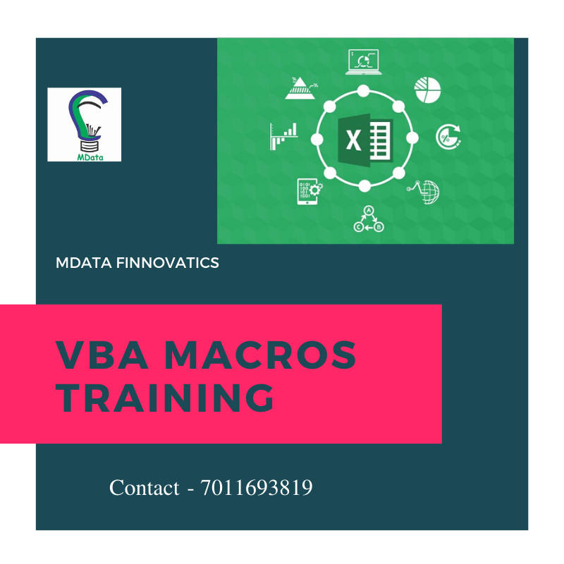 MFinnovatics's tweet image. Come and learn VBA Macros.
✅Reduce Your Overall Time.
✅Get less your Formula Burden.
✅Automate your Daily Task.
Join Our Online Classes Now !!
Contact us at - 7011693819
#bestvbamacrostraining #vbamacrosclasses #dataauomation #dataanalytics #advancedexcel #vbaexcelmaros