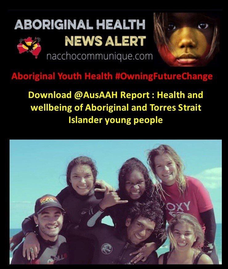 NACCHOAustralia's tweet photo. NACCHO Aboriginal Youth Health News #OwningFutureChange
Download @AusAAH Report : Health and wellbeing of Aboriginal and Torres Strait Islander young people
Plus The Imagination Declaration 2019 #Garma festival’s youth forum
https://t.co/WaUCXhX6x2 https://t.co/ONxU6Mjnlf