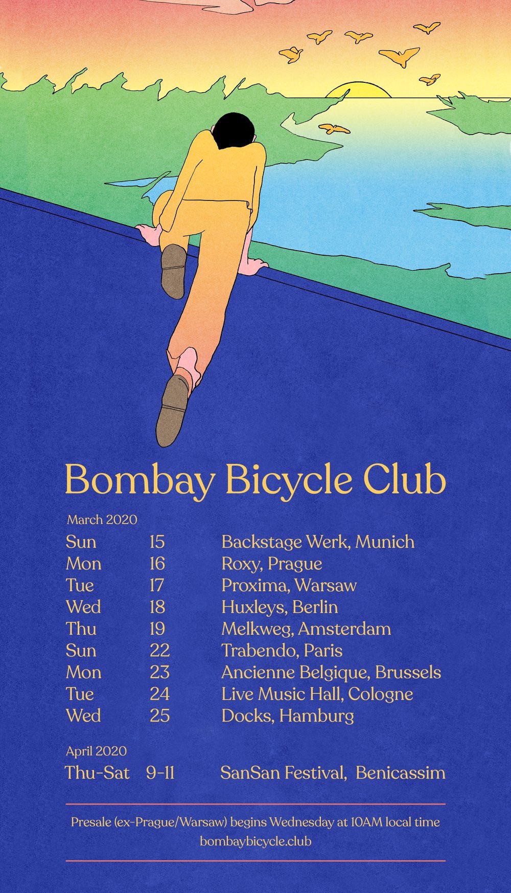 La tournée européenne de Bombay Bicycle Club passera par Paris Sound