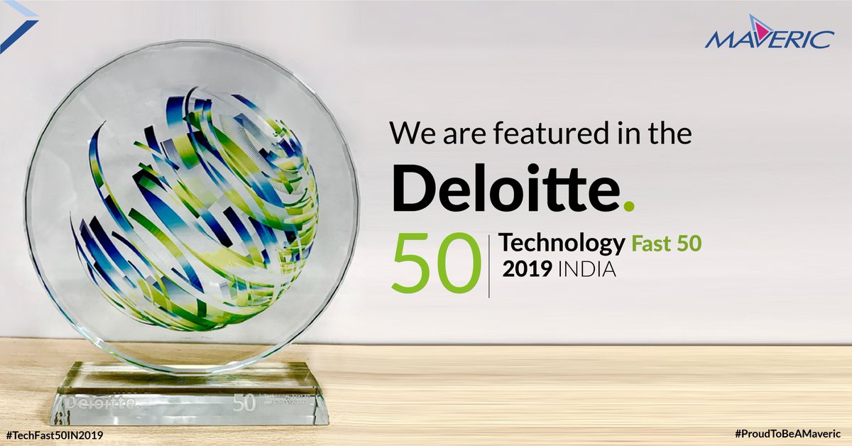 mavericsystems's tweet image. Our dedication in serving our customers the best has made yet another successful flag flying high in Maveric’s landscape. We are featured in Deloitte Technology Fast 50 India 2019! #TechFast50IN2019 #ProudToBeAMaveric @Deloitte